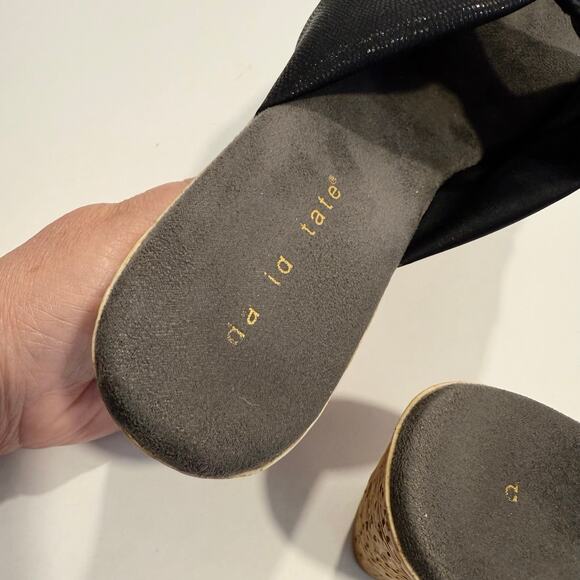 David Tate Perfect wedge sandal slip on microfiber wedge sandals 9M size 9 - Picture 3 of 9